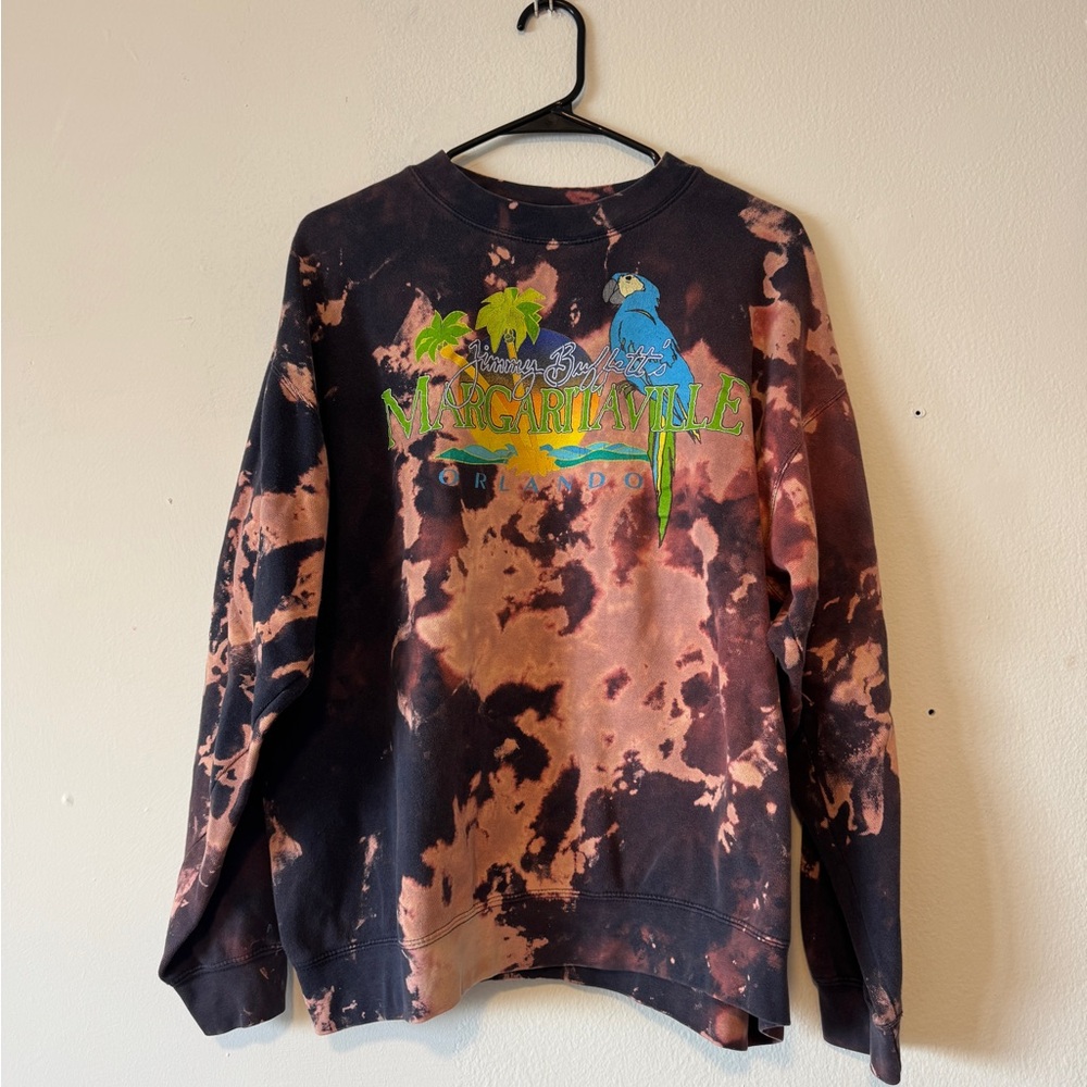 Vintage Jimmy Buffet Margaritaville Men’s Tie Dye Crew Neck 90’s L